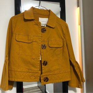 Anthropologie | High waist ballet sleeve jacket